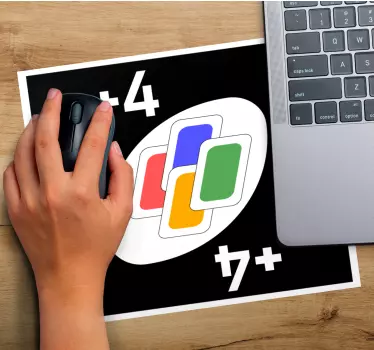 Gaming muismat kleurvolle kaartenset - TenStickers