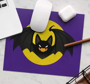 Gaming muismat spookachtige vleermuis embleem - TenStickers
