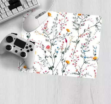 Originele muismat botanische textuur oppervlak - TenStickers