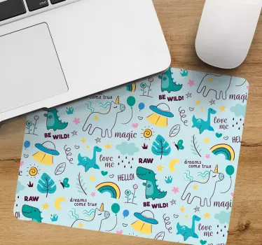 Originele muismat droomachtige wezens collectie - TenStickers