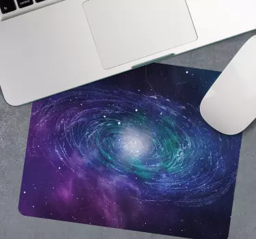 Originele muismat galactic swirl motief - TenStickers