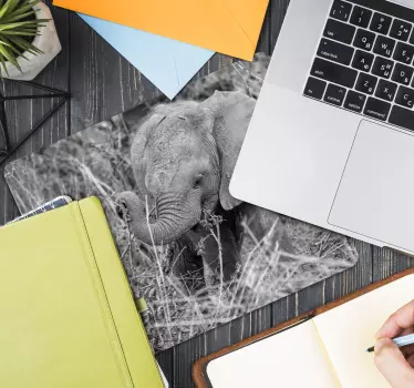Originele muismat schattig baby olifant - TenStickers