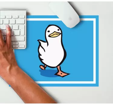 Originele muismat schattige cartoon eend - TenStickers