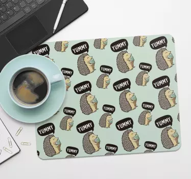Originele muismat schattige egeltjes karakters - TenStickers
