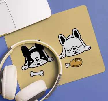 Originele muismat sleeping dogs duo - TenStickers