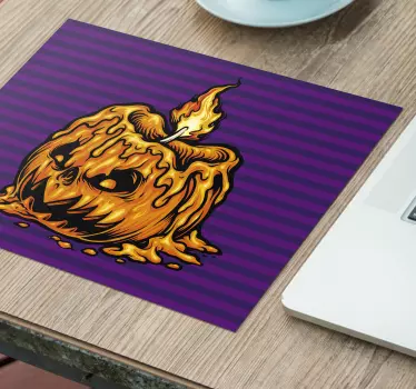 Originele muismat smeltende pompoenkaars - TenStickers