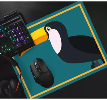 Originele muismat stylish toucan outline - TenStickers