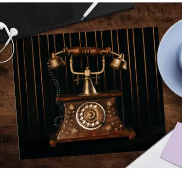Originele muismat vintage bell telephone - TenStickers