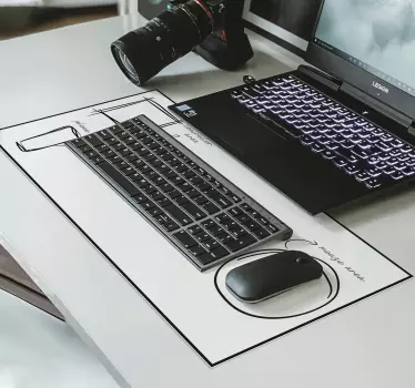Speelruimte Gaming muismat - TenStickers