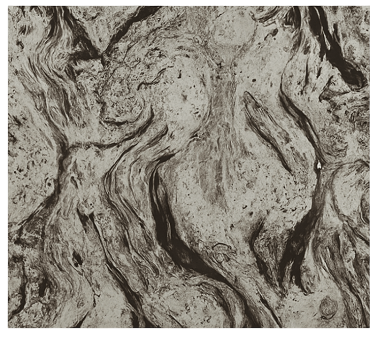 Donkere marmertextuur badkamer rolgordijn - TenStickers