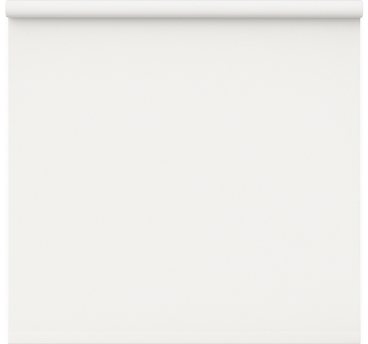 Effen crèmewit modern rolgordijn - TenStickers