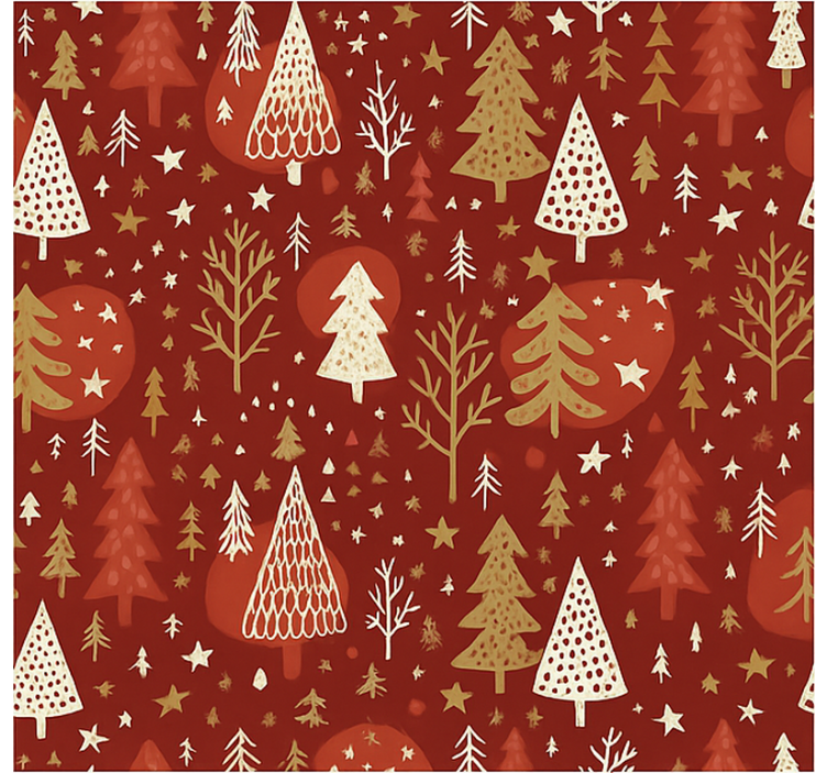 Groene feestelijke iconen rolgordijn woonkamer - TenStickers