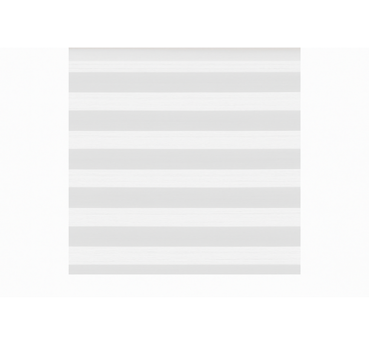 Transparante witte strepen eetkamer rolgordijn - TenStickers