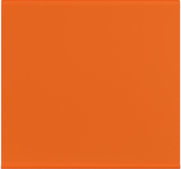 Verbrand oranje monokleur eetkamer rolgordijn - TenStickers