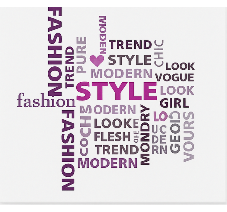 Schoonheidstekst rolgordijn tienerkamer - TenStickers