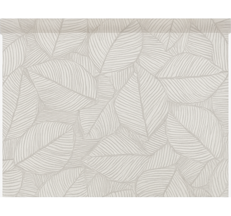 Kantoor rolgordijn met boombladeren - TenStickers