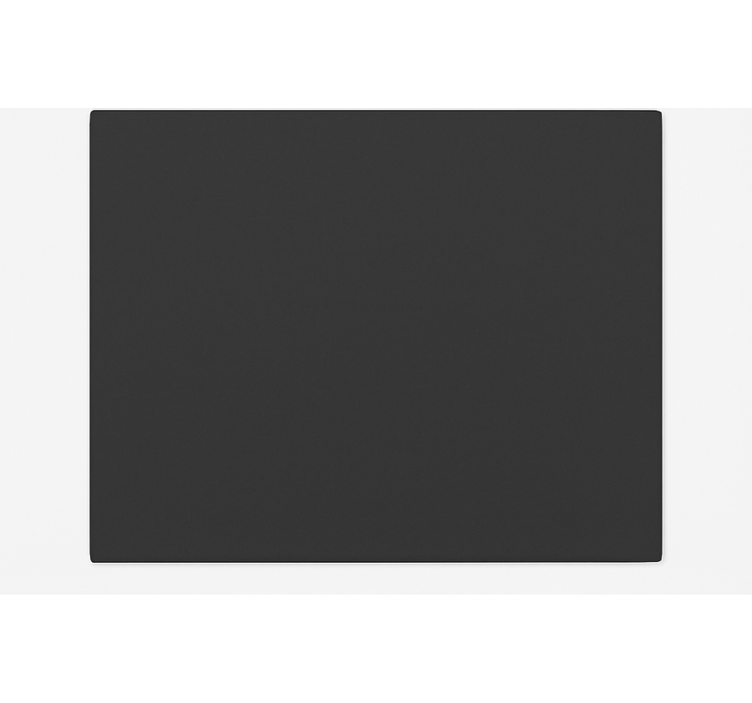 Kantoor rolgordijn trendy basic zwart - TenStickers