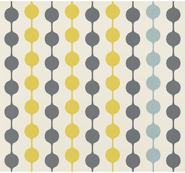 Rolgordijn scandinavisch met hangende kleurrijke cirkels - TenStickers