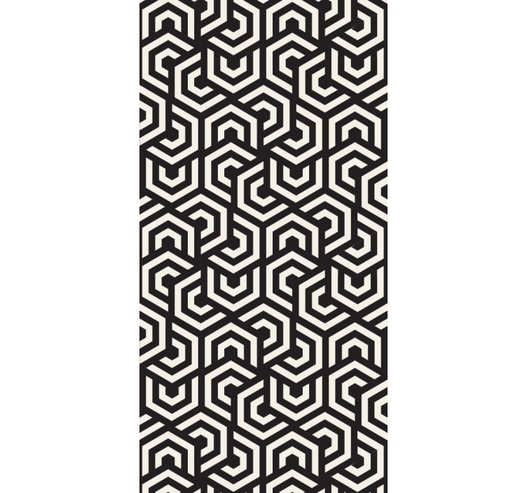Rolgordijn thuis kantoor schots abstract - TenStickers
