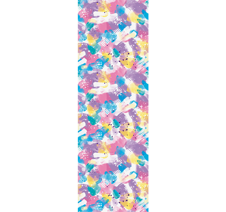 Kinderkamer rolgordijn pastelkleurenoverloop - TenStickers