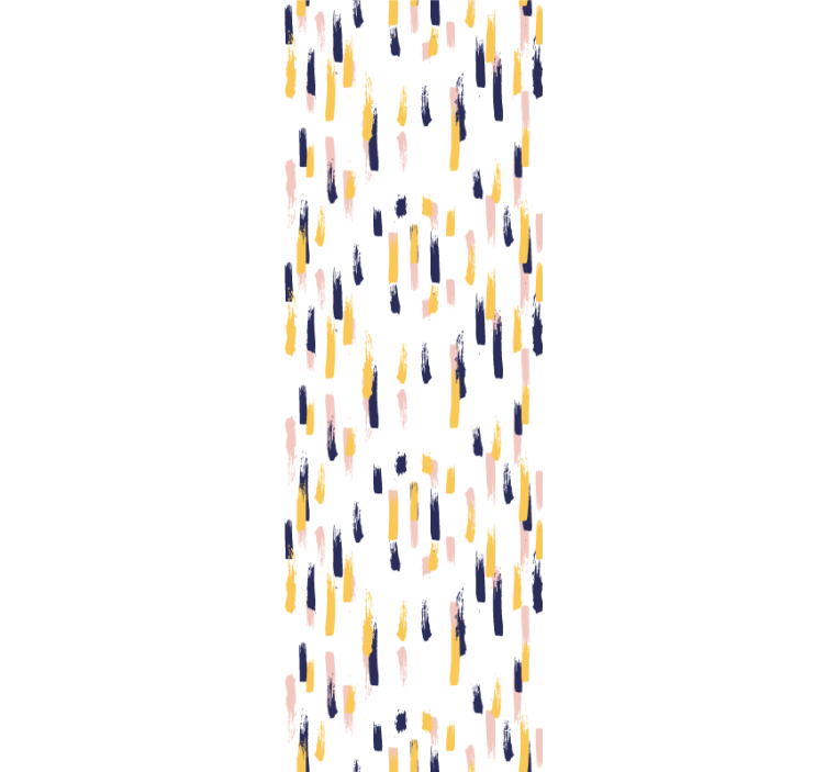 Kinderkamer rolgordijn abstract moderne streken - TenStickers