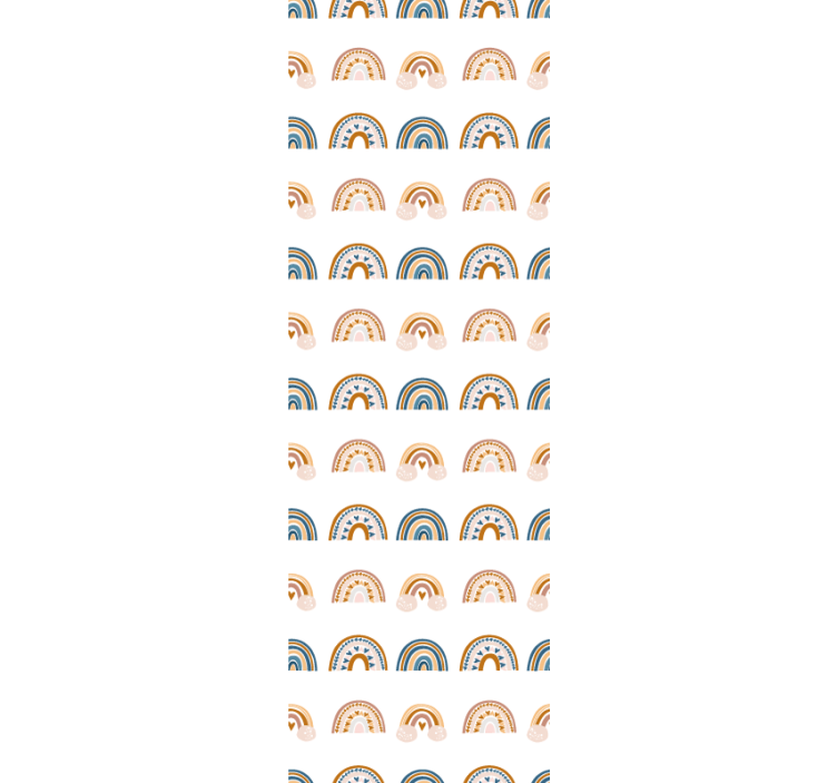 Kinderkamer rolgordijn herfstregenbogen - TenStickers