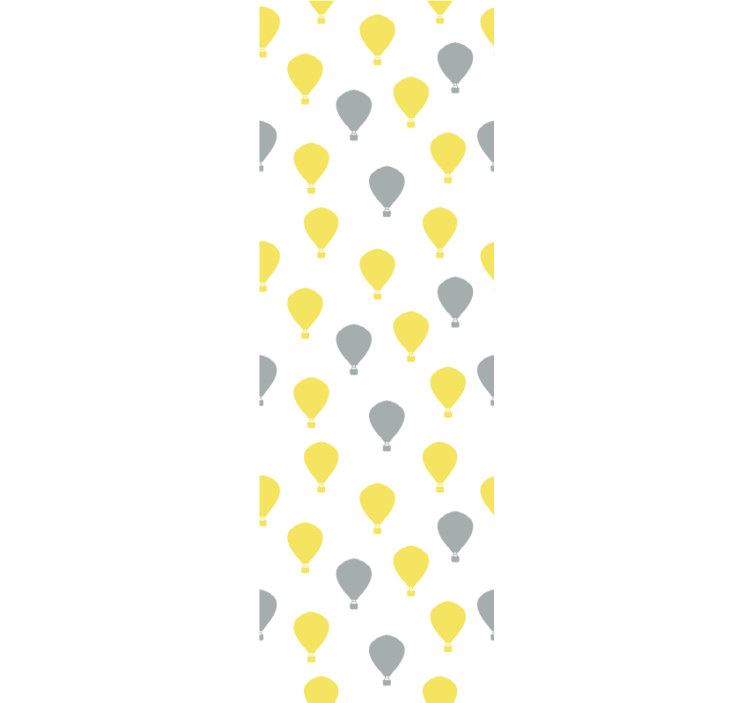 Kinderkamer rolgordijn pantone luchtballon - TenStickers