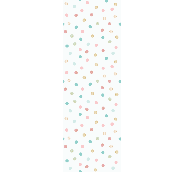 Kinderkamer rolgordijn glitter confetti stippen patroon - TenStickers