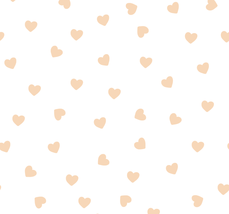 Kinderkamer rolgordijn kleine hartjes - TenStickers