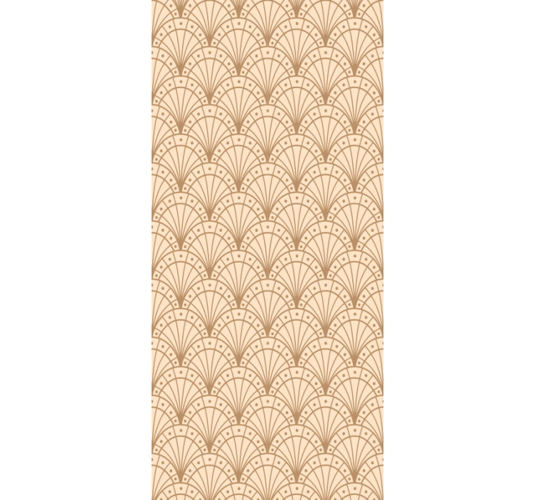 Kantoor rolgordijn elegant waaier motief - TenStickers