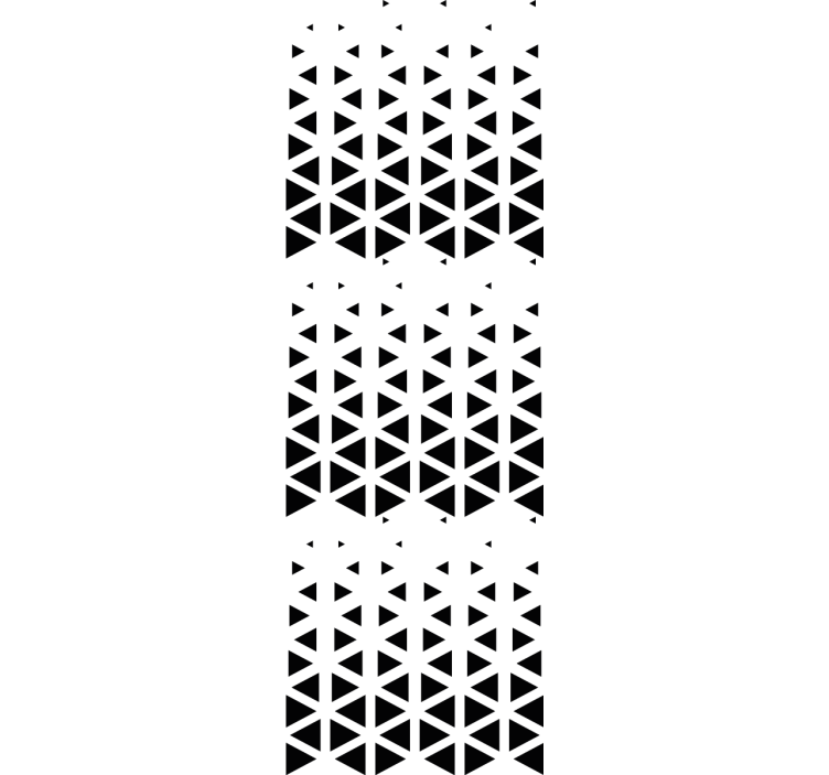 Kantoor rolgordijn met geometrisch ombre effect - TenStickers