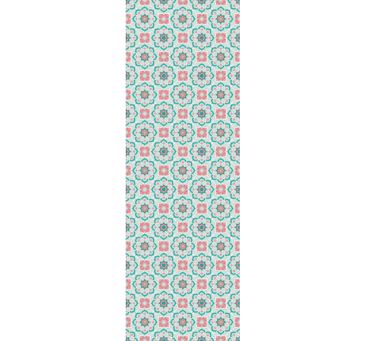 Kantoor rolgordijn in "granny chic" stijl - TenStickers