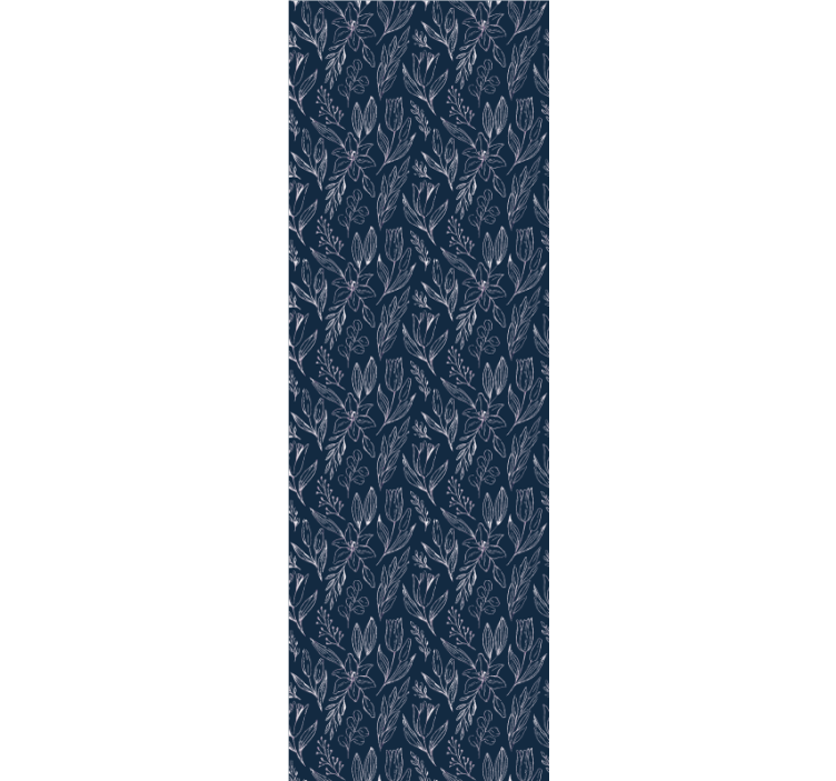 Kantoor rolgordijn lelies naadloos patroon bloemdesign - TenStickers