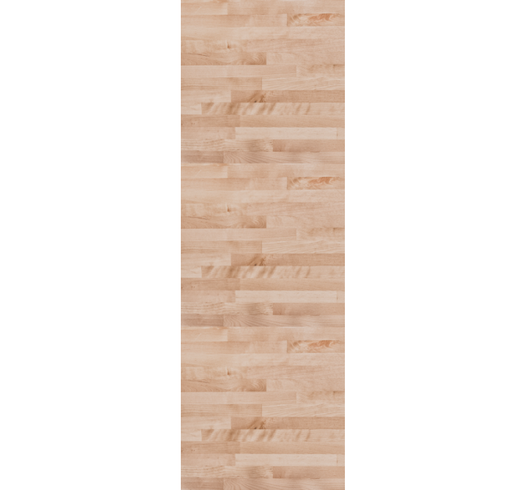 Kantoor rolgordijn elegante bruine houten plank - TenStickers