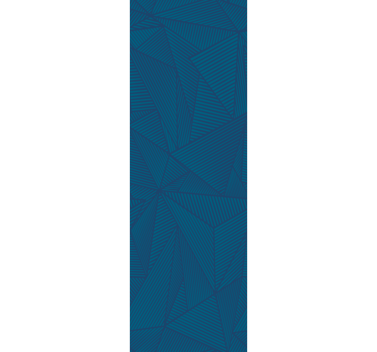 Kantoor rolgordijn blauw geometrisch eenvoudig patroon - TenStickers