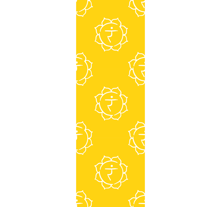 Kantoor rolgordijn solar plexus chakra symbool - TenStickers