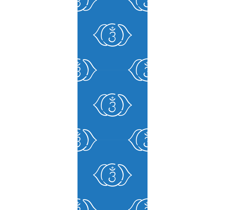 Kantoor rolgordijn derde oog chakra symbool - TenStickers