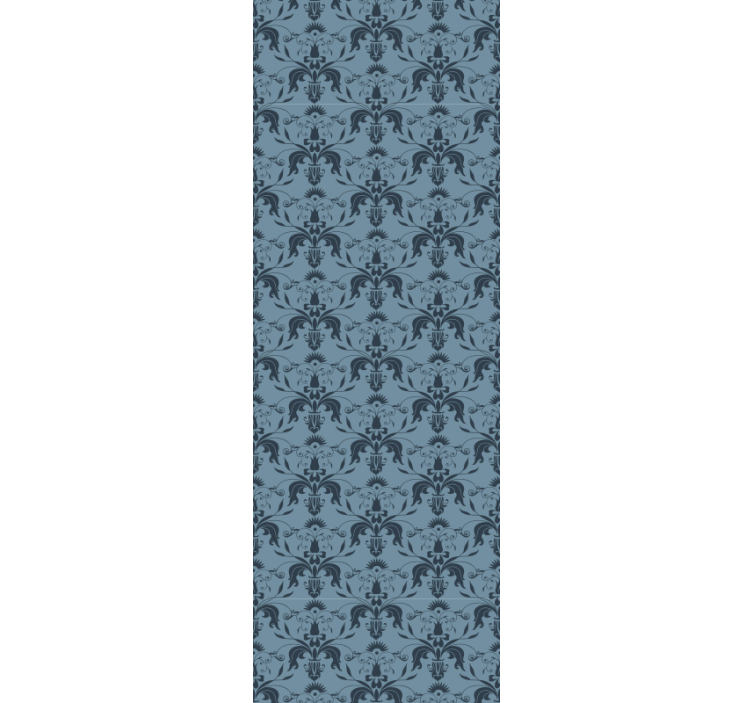 Kantoor rolgordijn bloemvormen - TenStickers