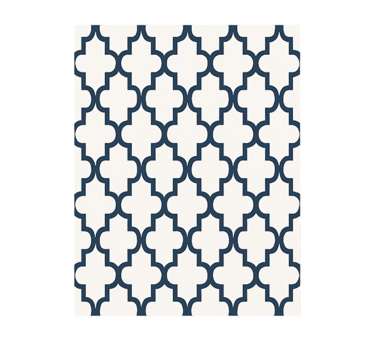 Rolgordijn tienerkamer modern geometrisch design - TenStickers