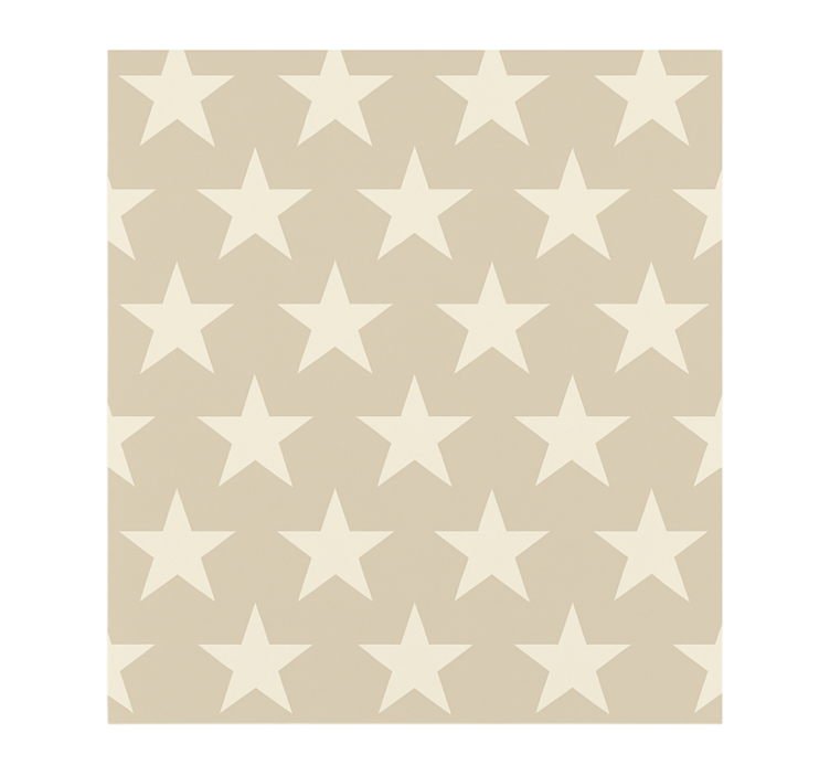 Rolgordijn tienerkamer beige sterrenpatroon - TenStickers