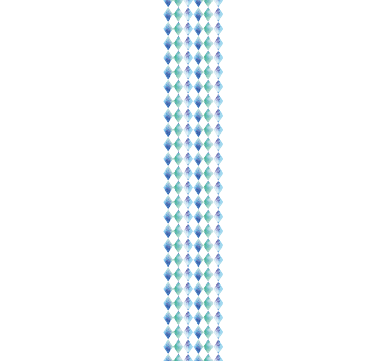 Rolgordijn tienerkamer aquarel ruitpatroon - TenStickers