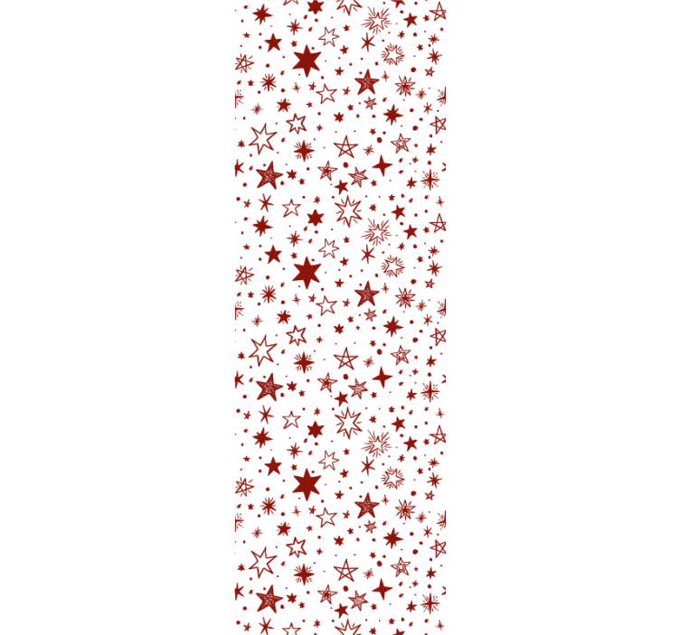 Rolgordijn tienerkamer rode aquarelster - TenStickers