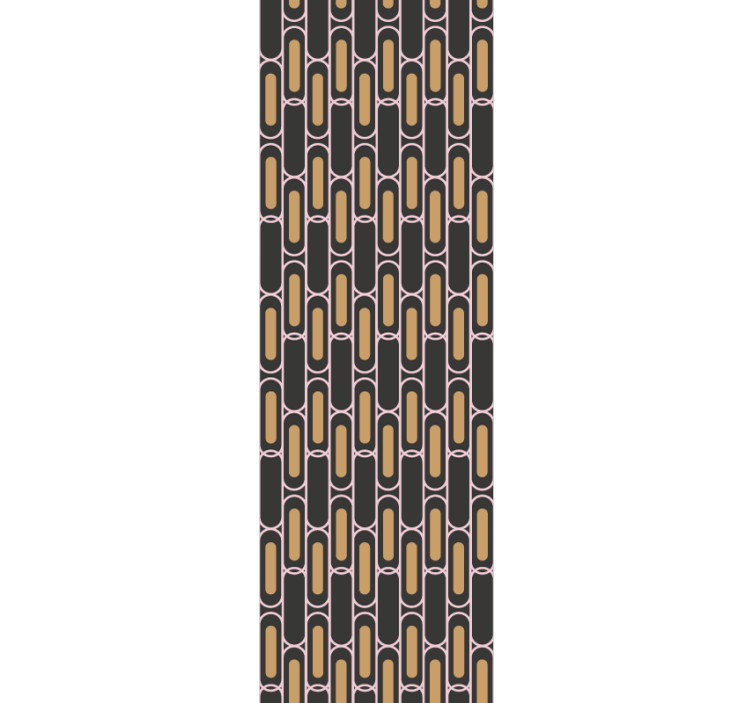 Modern rolgordijn geometrische lijnindeling - TenStickers