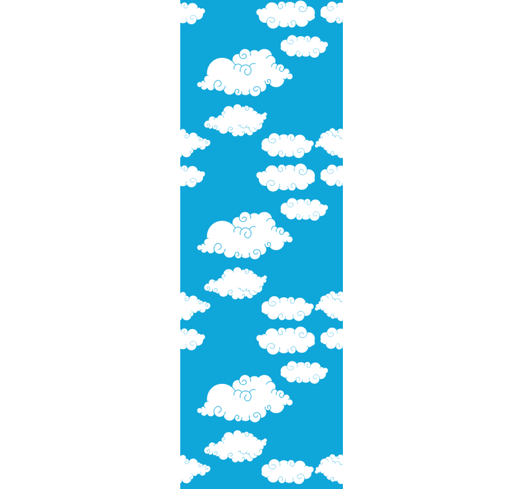 Modern rolgordijn wolken in de lucht - TenStickers