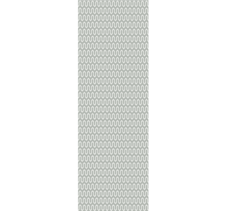 Modern rolgordijn mintgroen geometrisch patroon - TenStickers