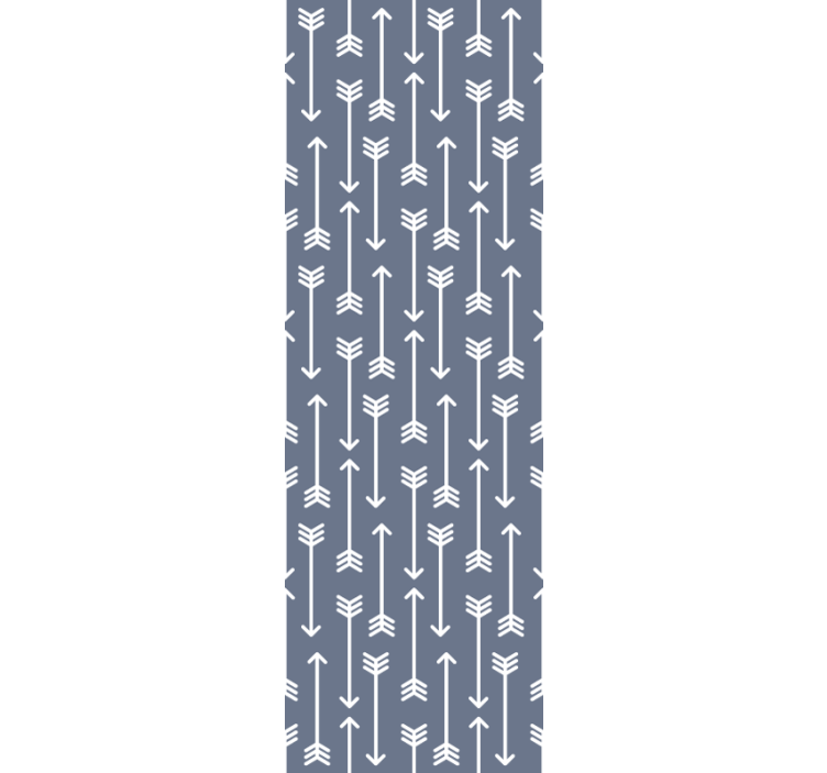 Modern rolgordijn minimalistische pijlstrepen - TenStickers