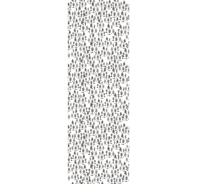 Modern rolgordijn little trees kinfolk patroon - TenStickers