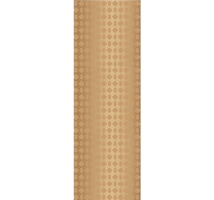 Modern rolgordijn eclectische stijl art deco gouden kolommen - TenStickers