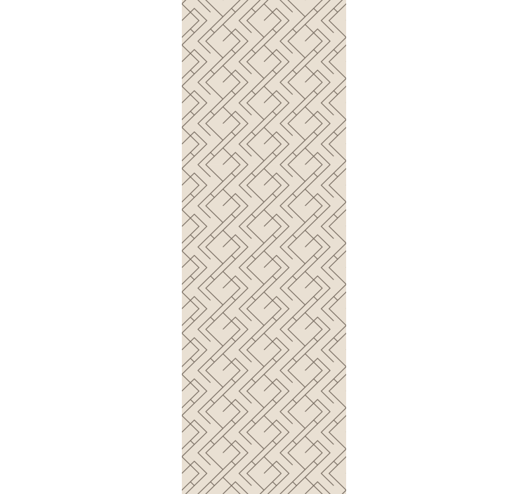 Modern rolgordijn mid-century stijl ontwerp - TenStickers