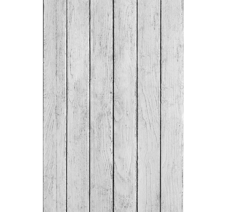 Modern rolgordijn japandi stijl witte planken - TenStickers
